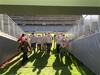 The players entrance onto Eden Park - All Black Fortress!